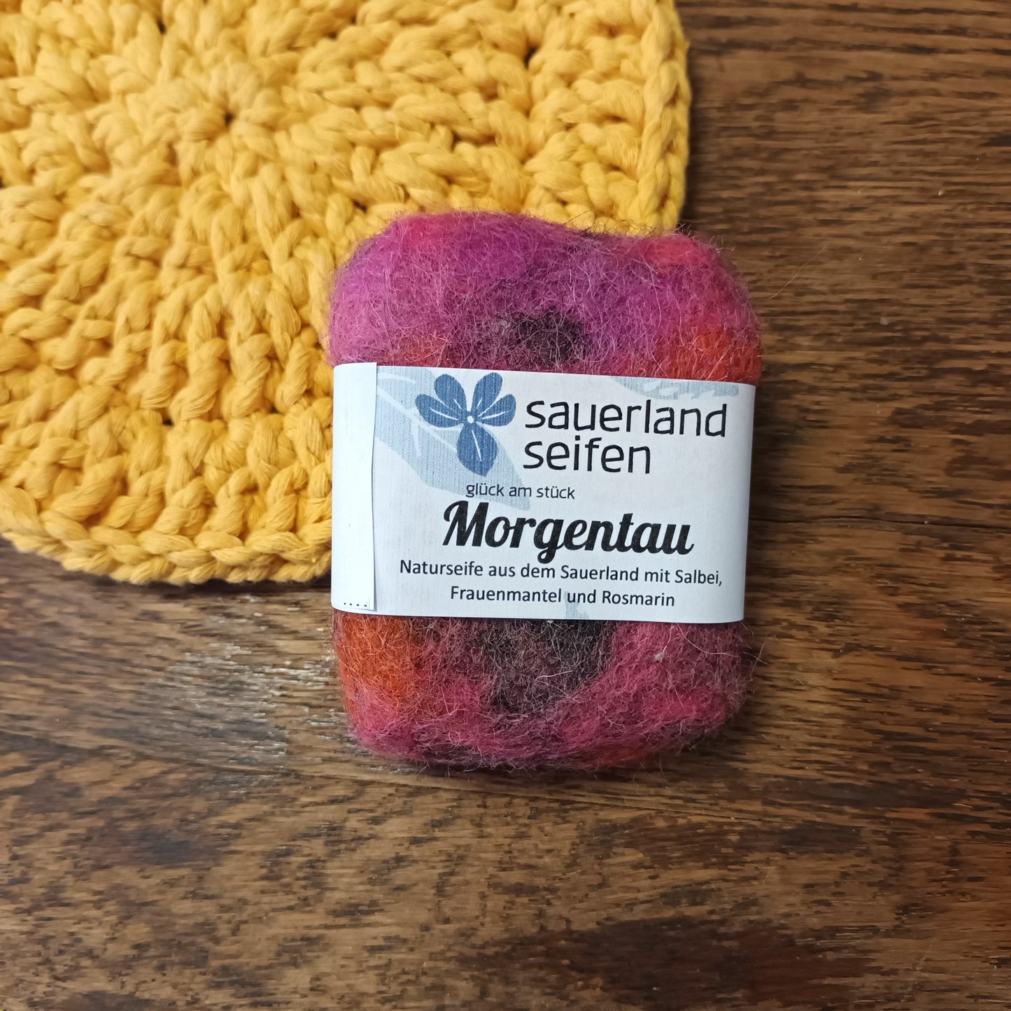 Filzseife Morgentau
