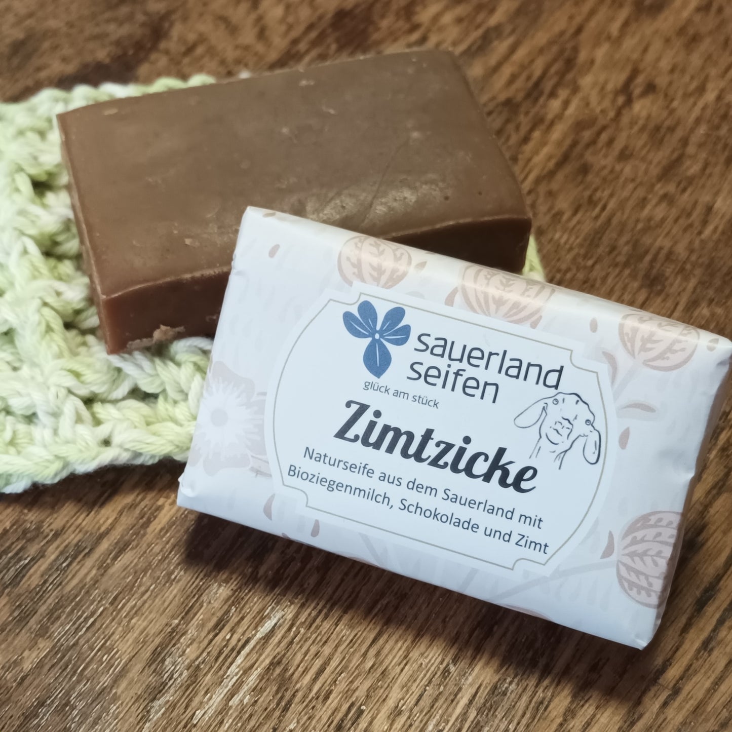 Duschwürfel Zimtzicke die cremige Ziegenmilchseife mit Zimt und Schokolade