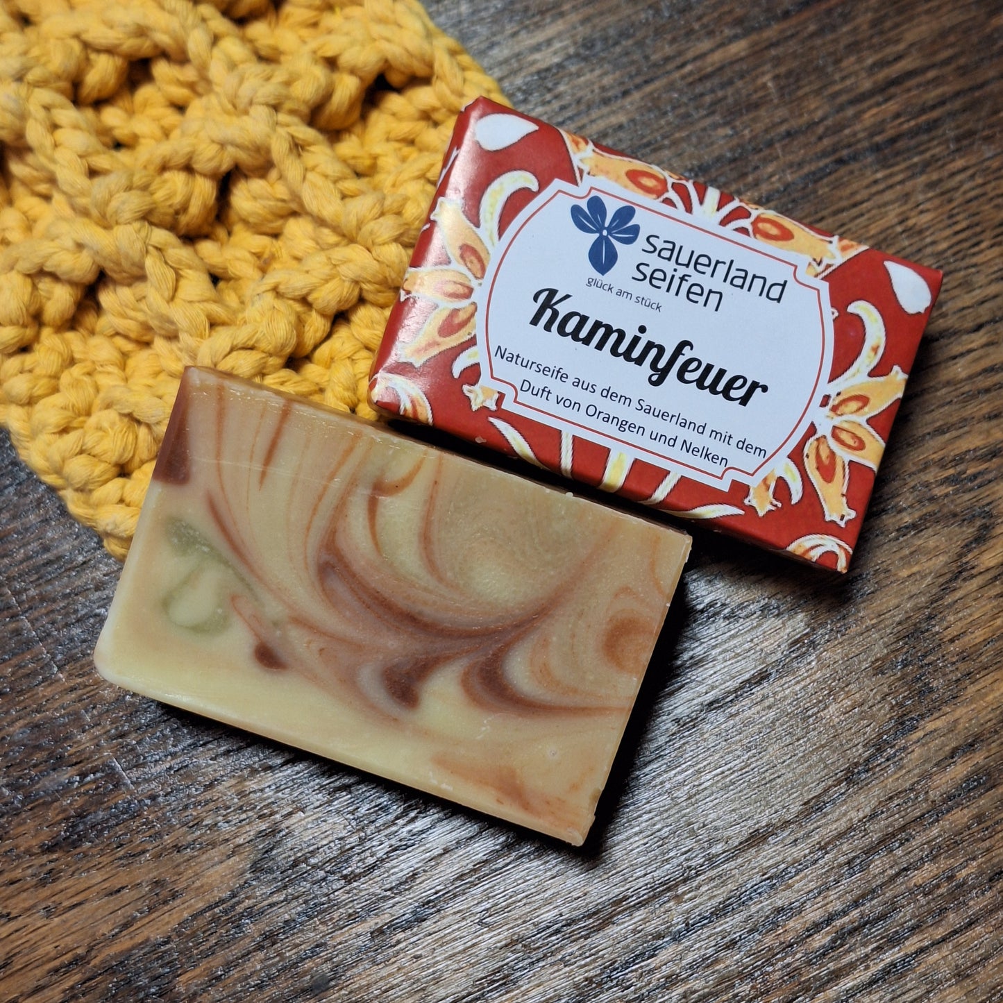 Winterseife Kaminfeuer