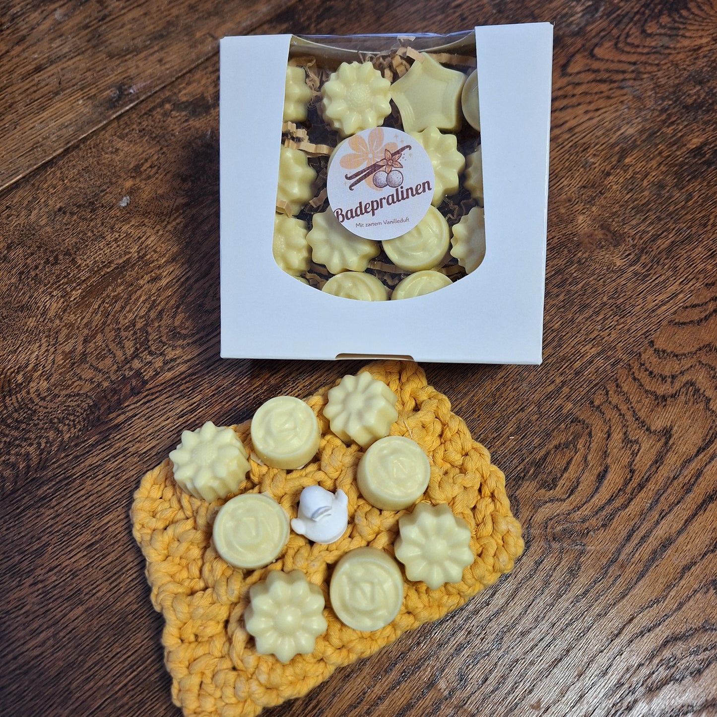 Badepralinen mit Vanilleduft