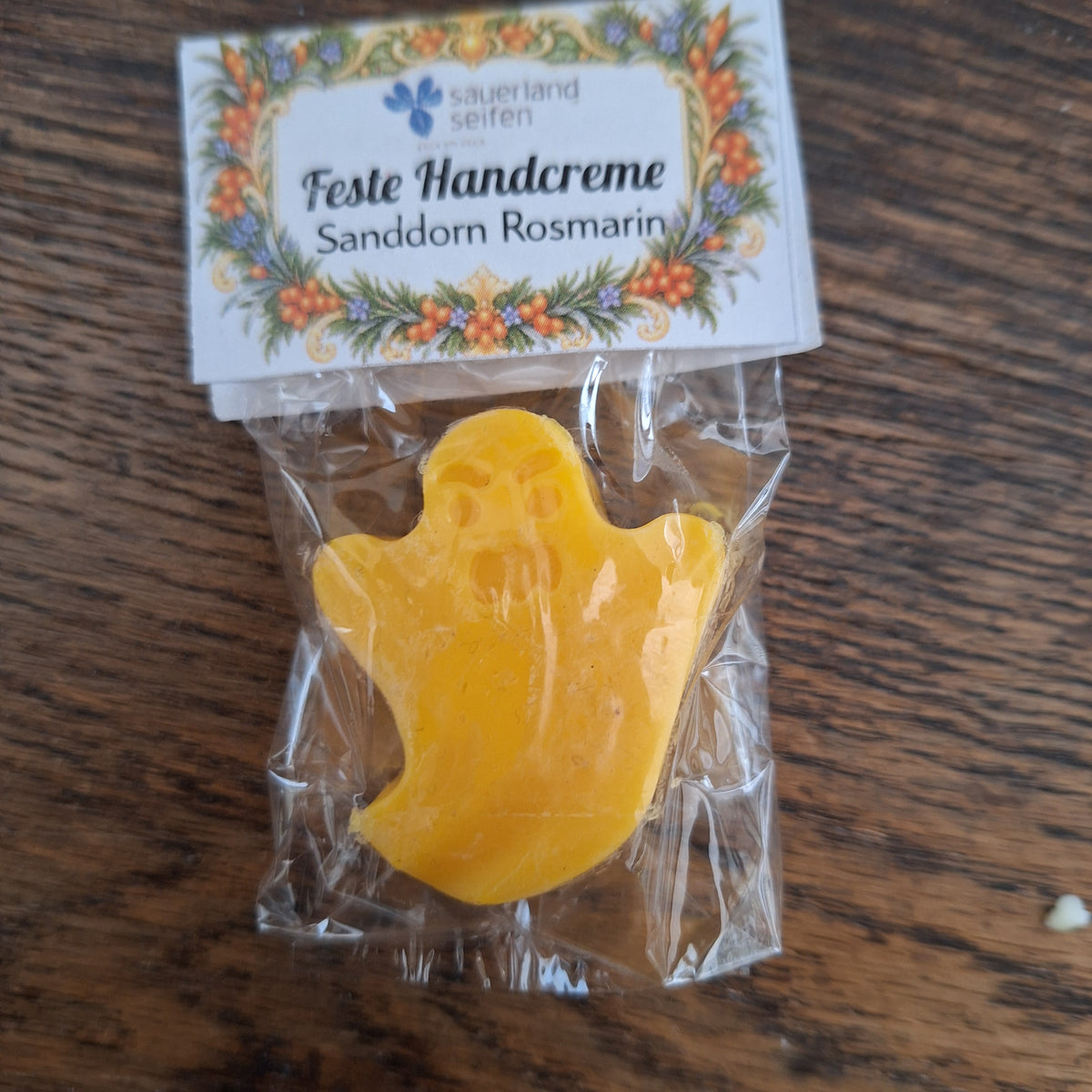 Halloween Special! Feste Handcreme Geister Sanddorn Rosmarin
