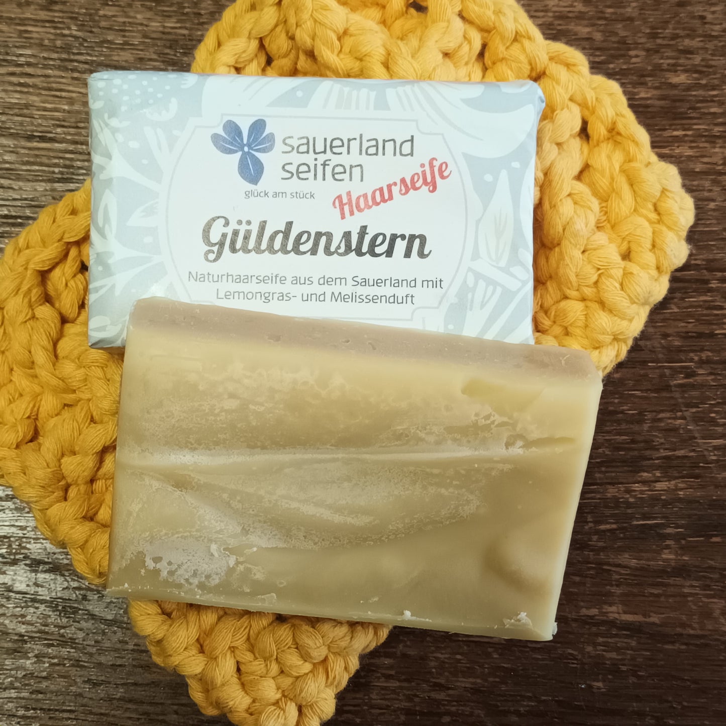 Güldenstern mit Lemongras und Melisse