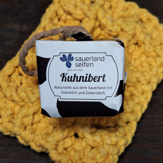 Duschwürfel Kuhnibert die Kuhmilchseife mit Zedernduft