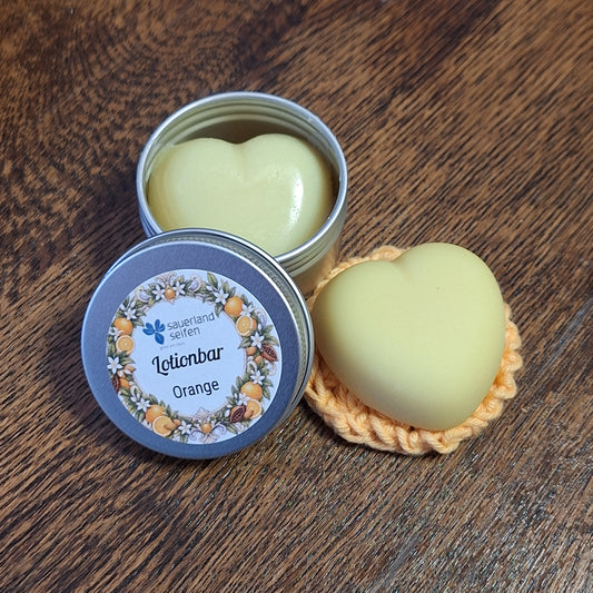 Lotionbar Orange Creme am Stück