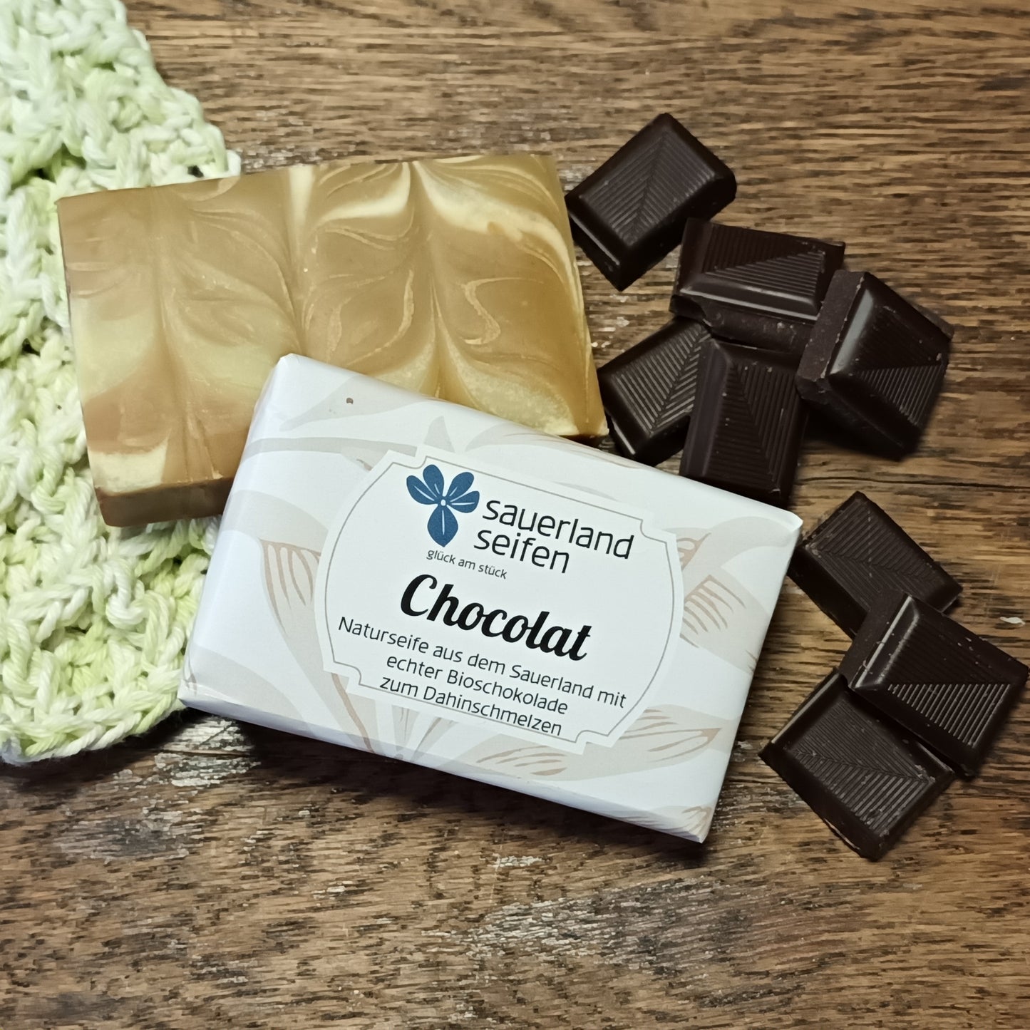 Chocolat - die feine Schokoladenseife mit Vanilleduft